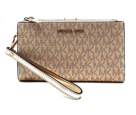 knock off michael kors inside wallet double zipper|Michael Kors double zip wristlet.